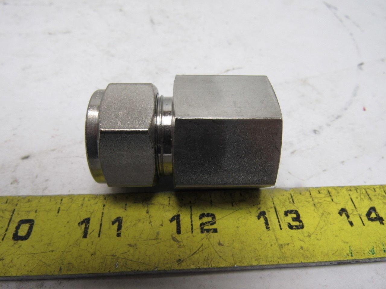 Parker 16FSC12N-316 A-LOK 3/4" Tube To 3/4" NPT Female Connector