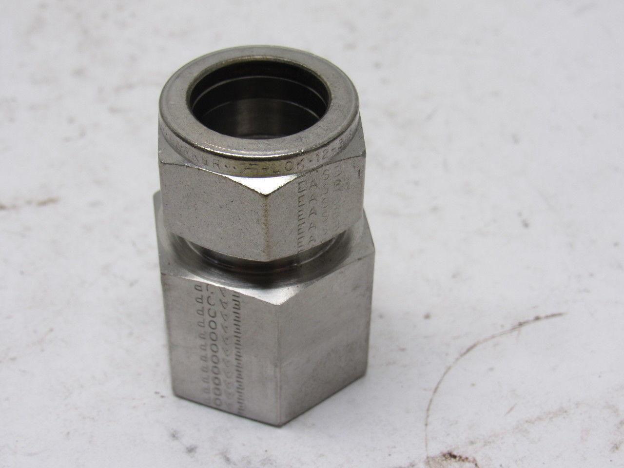 Parker 16FSC12N-316 A-LOK 3/4" Tube To 3/4" NPT Female Connector