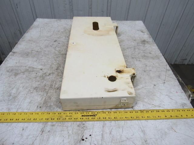 V-Belt Idler Pulley Guard Hinged Door Enclosure 34"x13"x 4"