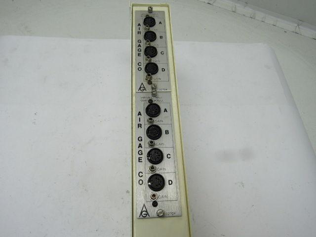 Air Gage Co. Variable Input 8 Channel Quad Module Assembly