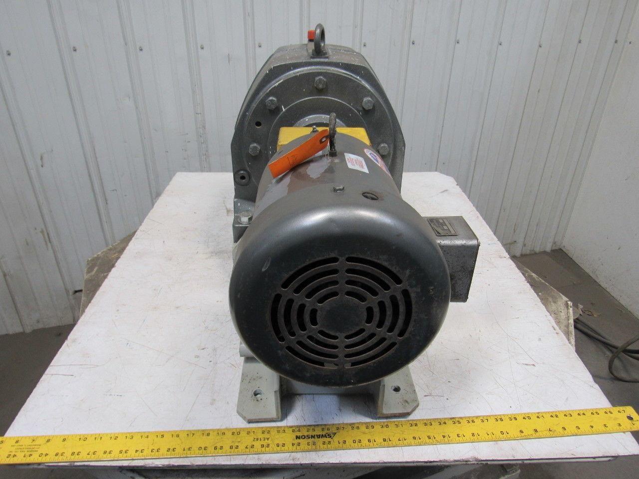 US Motors CBN2603SB3140AP Inline Gear Reducer Gear Motor 140:1 Ratio 3Hp