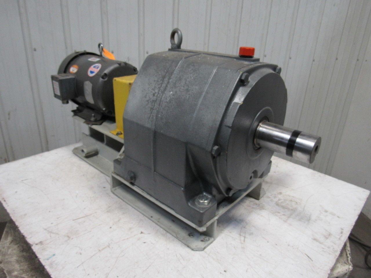 US Motors CBN2603SB3140AP Inline Gear Reducer Gear Motor 140:1 Ratio 3Hp