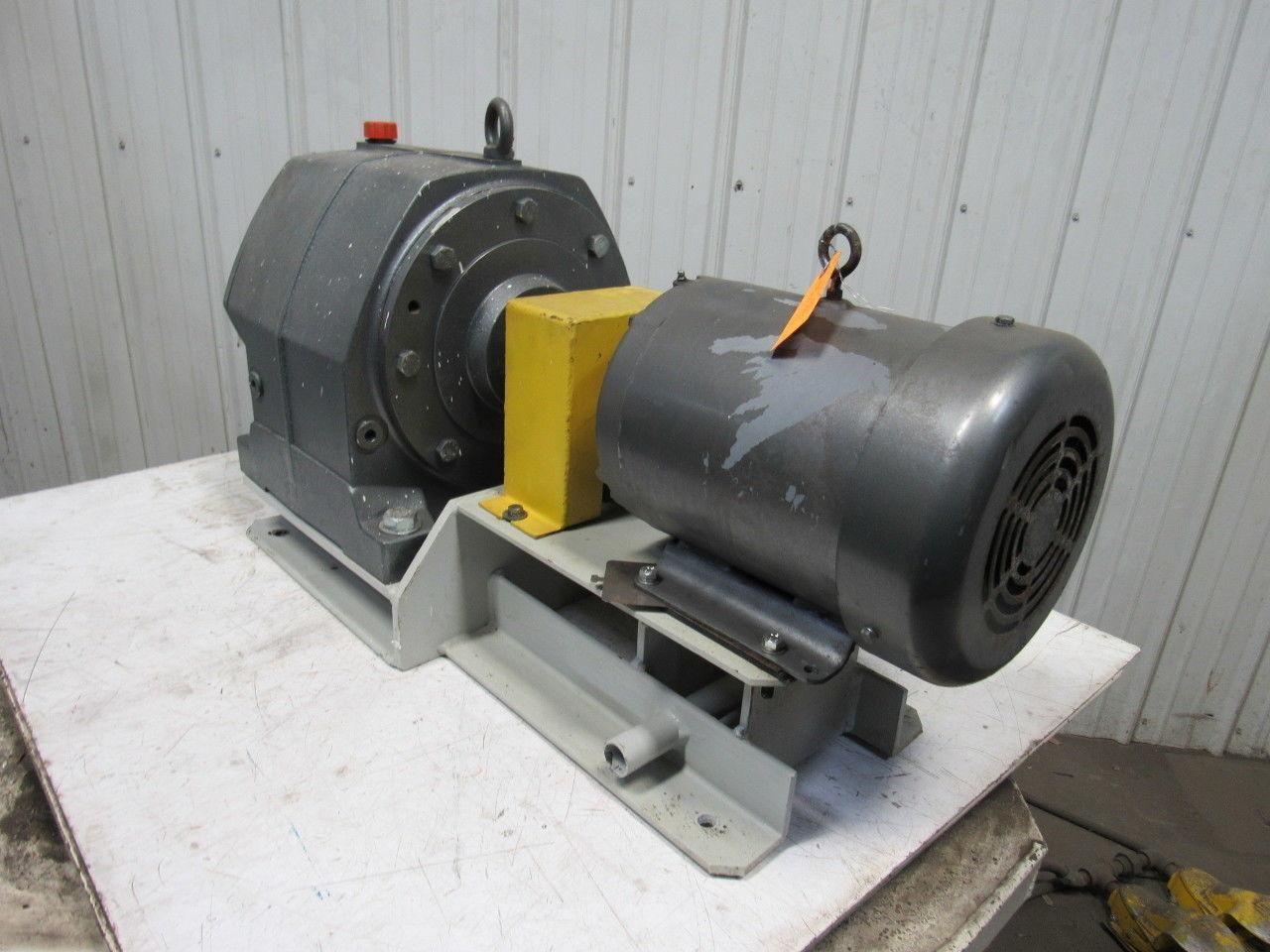 US Motors CBN2603SB3140AP Inline Gear Reducer Gear Motor 140:1 Ratio 3Hp