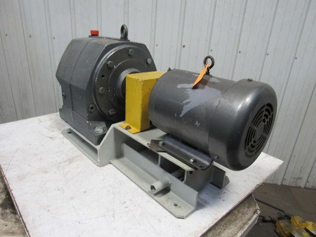 US Motors CBN2603SB3140AP Inline Gear Reducer Gear Motor 140:1 Ratio 3Hp