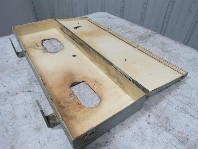 35"x 11" x 4" V-Belt Drive And Idle Pulley Guard Hinged Door