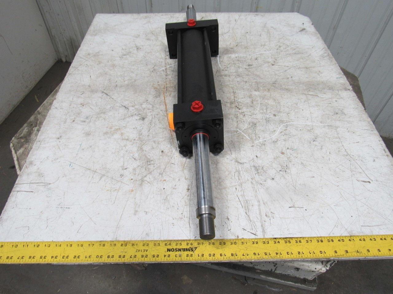 Loramendi 100mm Bore X 375mm Stroke Double End Hydraulic Cylinder