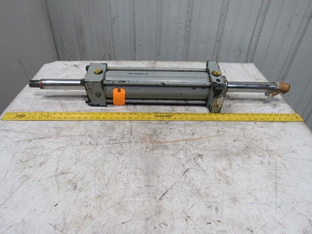 Loramendi Double Rod End Hydraulic Cylinder 100mm Bore 375mm Stroke Flange Mt
