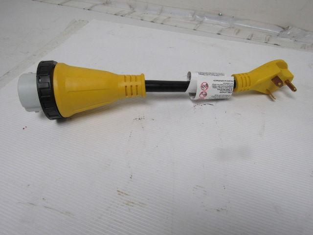 Epicord EXRV30M50T 12" 30A Male To 50A Female RV Adaptor Cord Twist Lock