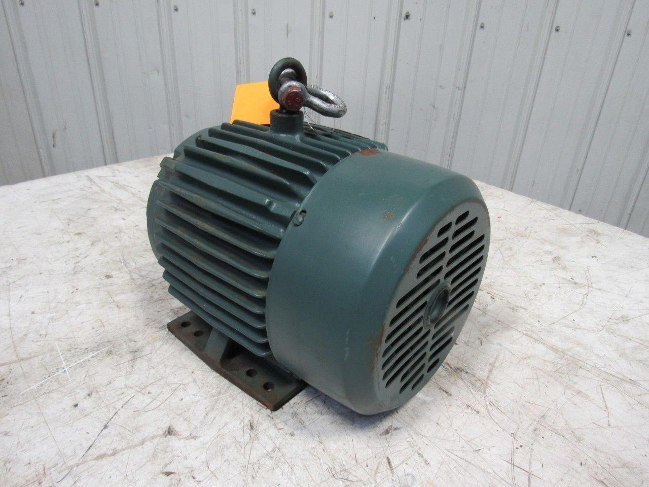 Reliance Electric P18G371K 3HP 3PH 230/460V 3505RPM Motor 182T
