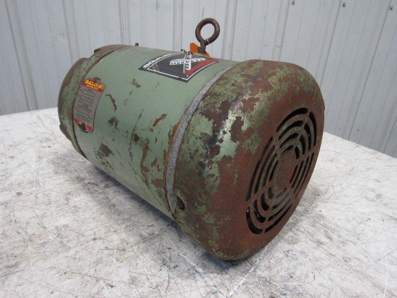 Baldor 85600017 7.5HP 3PH 208-230/460V 3450RPM Electric Motor 213TCZ