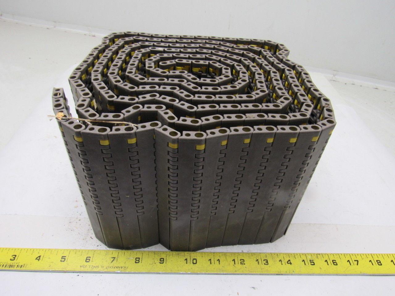 Rexnord DTS 8508 6.30" (4-1/2" Desc) Wide Flat Top Conveyor Chain Blade Edge 10'