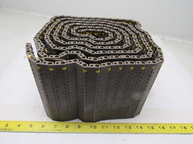 Rexnord DTS 8508 6.30" (4-1/2" Desc) Wide Flat Top Conveyor Chain Blade Edge 10'