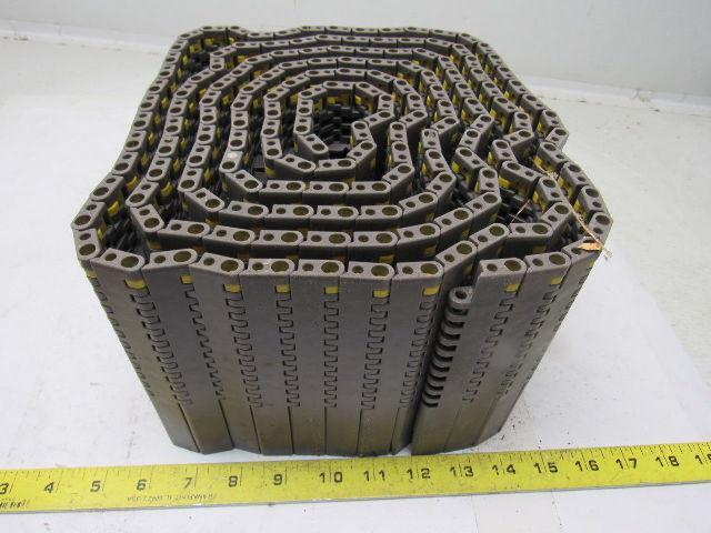 Rexnord DTS 8508 6.30" (4-1/2" Desc) Wide Flat Top Conveyor Chain Blade Edge 10'