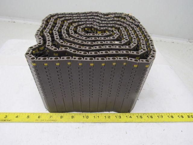 Rexnord DTS 8508 6.30" (4-1/2" Desc) Wide Flat Top Conveyor Chain Blade Edge 10'