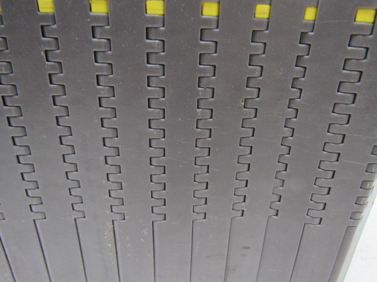Rexnord DTS 8508 6.30" (4-1/2" Desc) Wide Flat Top Conveyor Chain Blade Edge 10'