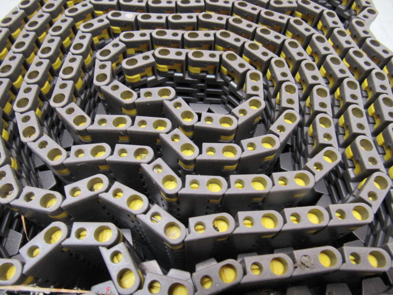 Rexnord DTS 8508 6.30" (4-1/2" Desc) Wide Flat Top Conveyor Chain Blade Edge 10'