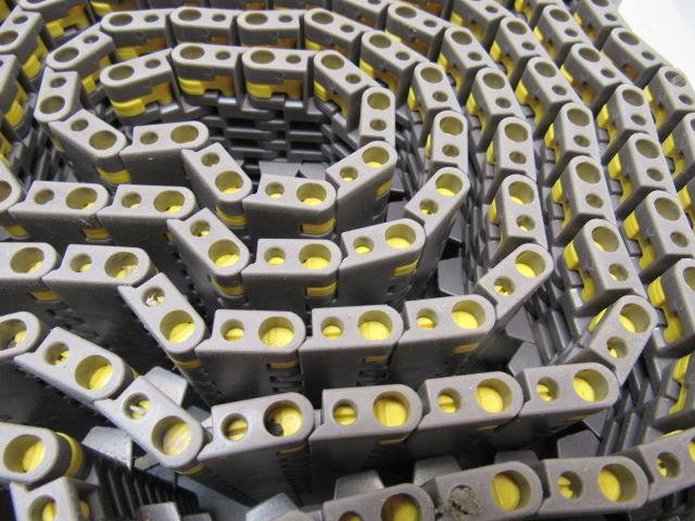 Rexnord DTS 8508 6.30" (4-1/2" Desc) Wide Flat Top Conveyor Chain Blade Edge 10'
