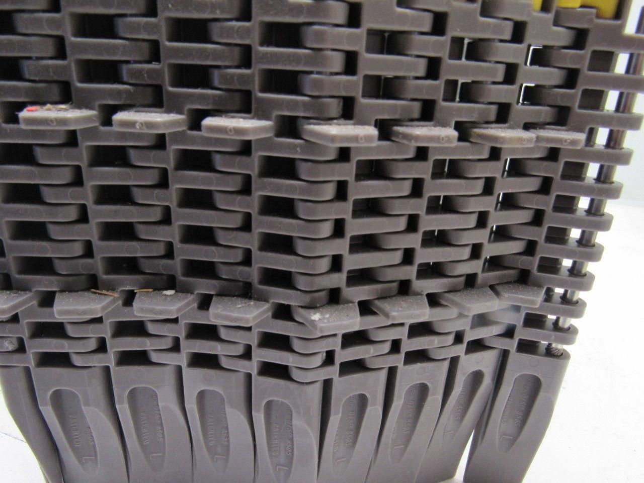 Rexnord DTS 8508 6.30" (4-1/2" Desc) Wide Flat Top Conveyor Chain Blade Edge 10'