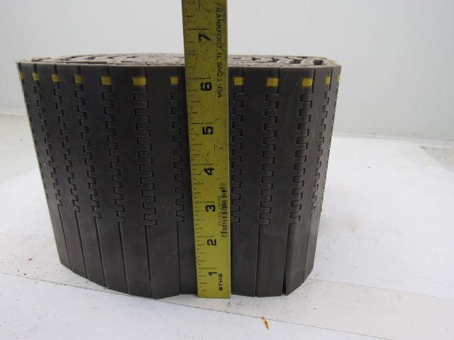 Rexnord DTS 8508 6.30" (4-1/2" Desc) Wide Flat Top Conveyor Chain Blade Edge 10'