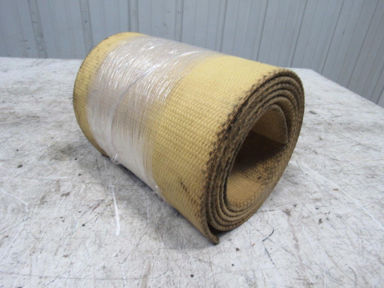 Tuff Temp 90-974 Made w/ Kevlar 4Ply Glass Float Conveyor Belt 10" X 8.5' X 1/4"