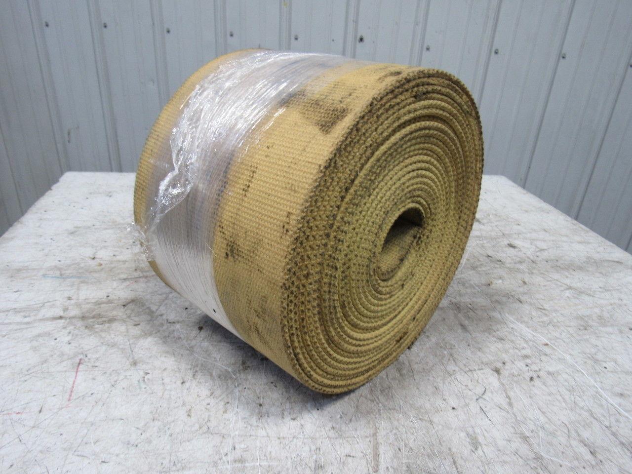 Tuff Temp 90-974 Made w/ Kevlar 4 Ply Glass Float Conveyor Belt 10" X 46' X 1/4"