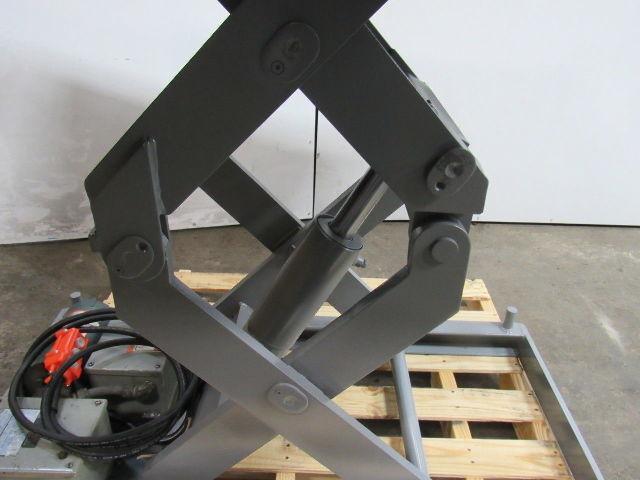 Globe 2000LB Hydraulic Scissor Lift Table 48"x48" Top 7-1/2"-46" 230/460V 3Ph