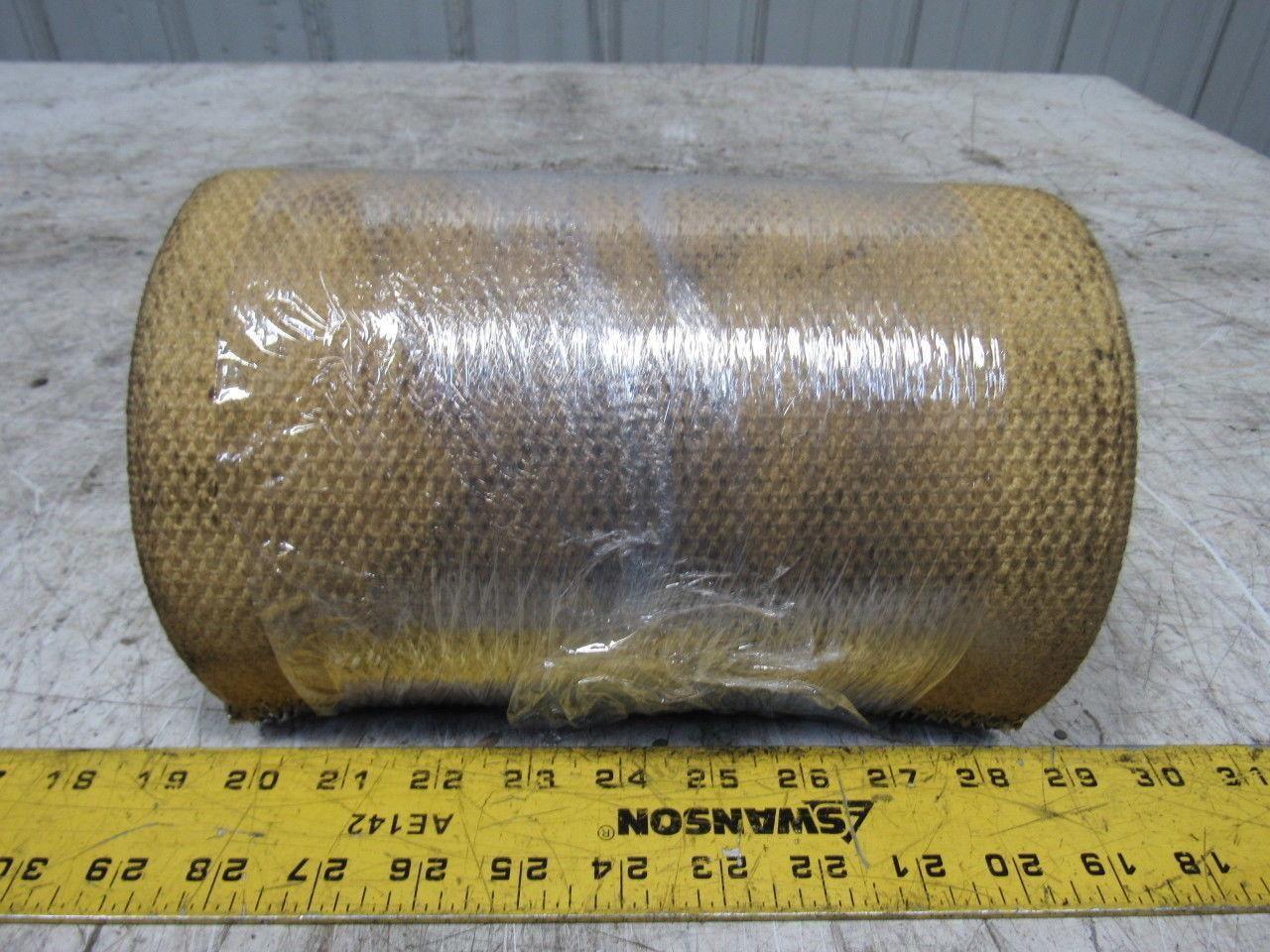 Tuff Temp 76-444 Heavy Weight Herringbone Cloth Conveyor Belt 9" X 7.5' X .190"