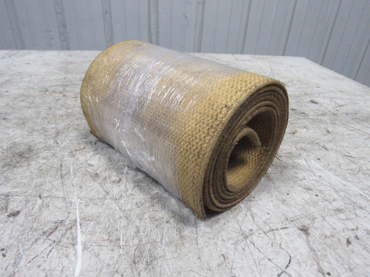 Tuff Temp 76-444 Heavy Weight Herringbone Cloth Conveyor Belt 9" X 7.5' X .190"