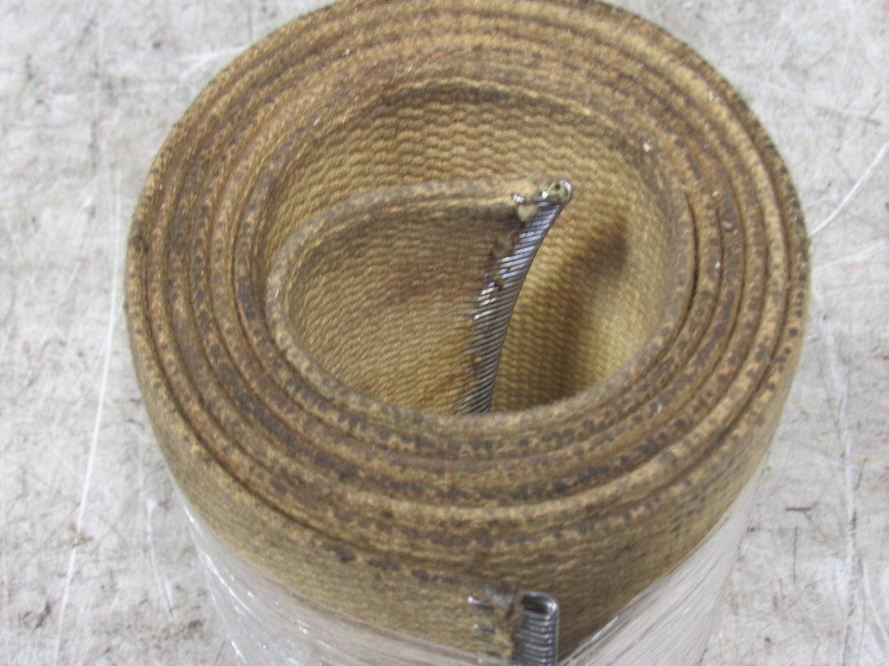 Tuff Temp 76-444 Heavy Weight Herringbone Cloth Conveyor Belt 9" X 7.5' X .190"