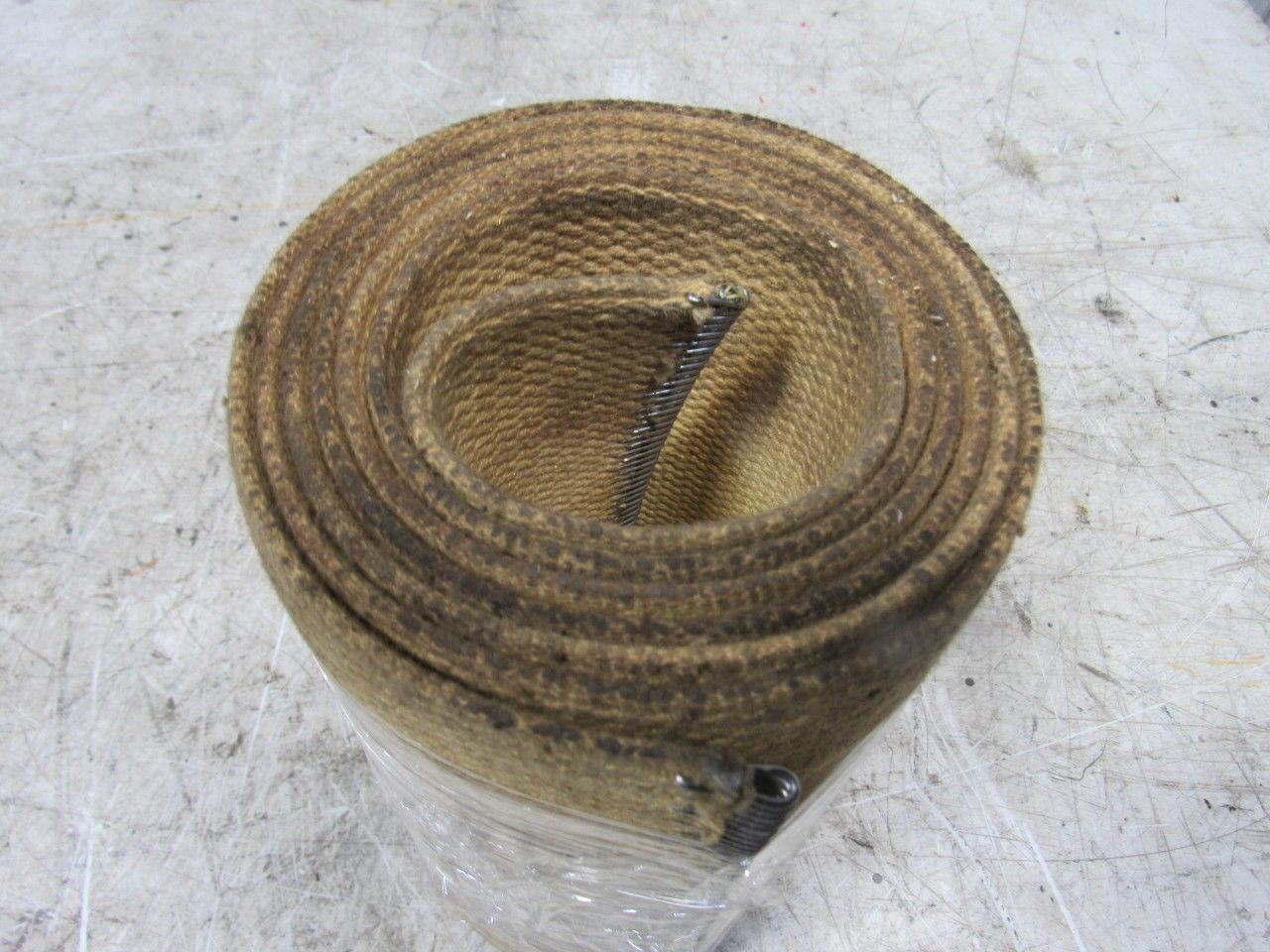 Tuff Temp 76-444 Heavy Weight Herringbone Cloth Conveyor Belt 9" X 7.5' X .190"
