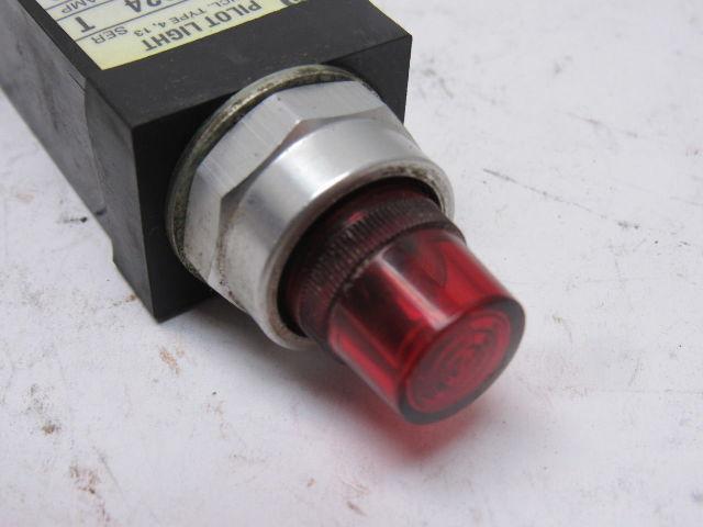 A-B Allen Bradley 800T-PSD24 Ser. T 18mm Pilot Light Red 24V