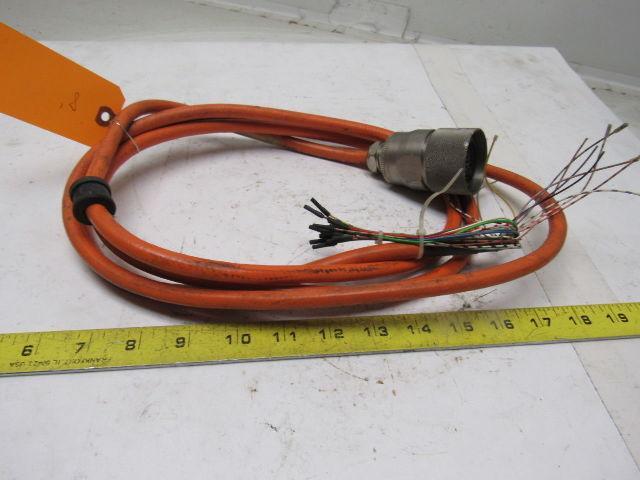 Indramat IKS0083-03.0 E42256 32 Pin 43mm Female Plug AWM Style Multi-Pair 8'