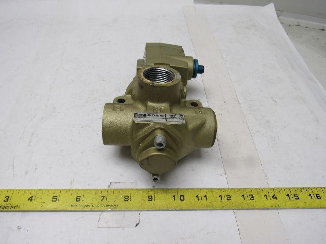 Ross D2773A6858 2/2 Solenoid Operated 1" NPT Poppet Valve