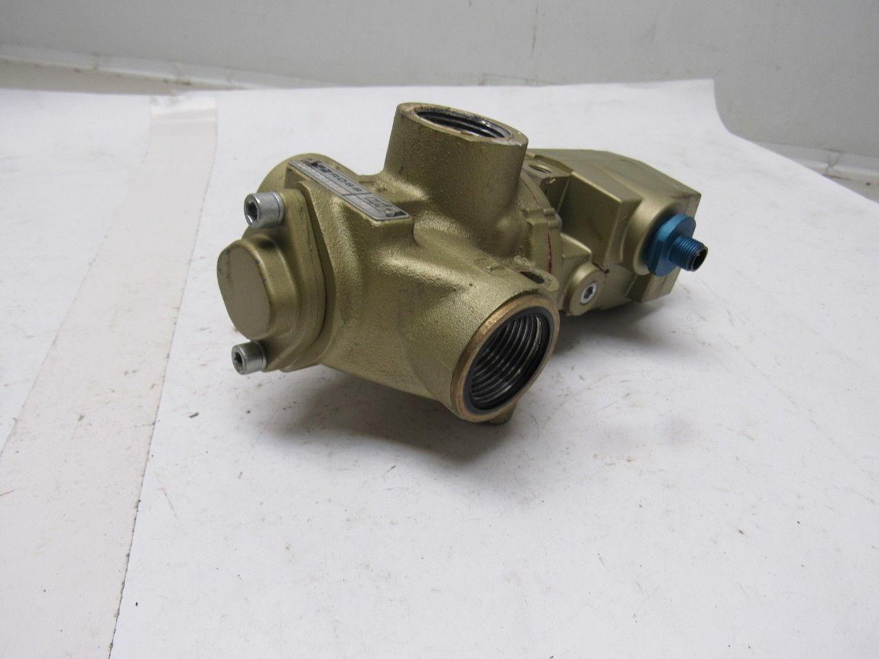 Ross D2773A6858 2/2 Solenoid Operated 1" NPT Poppet Valve