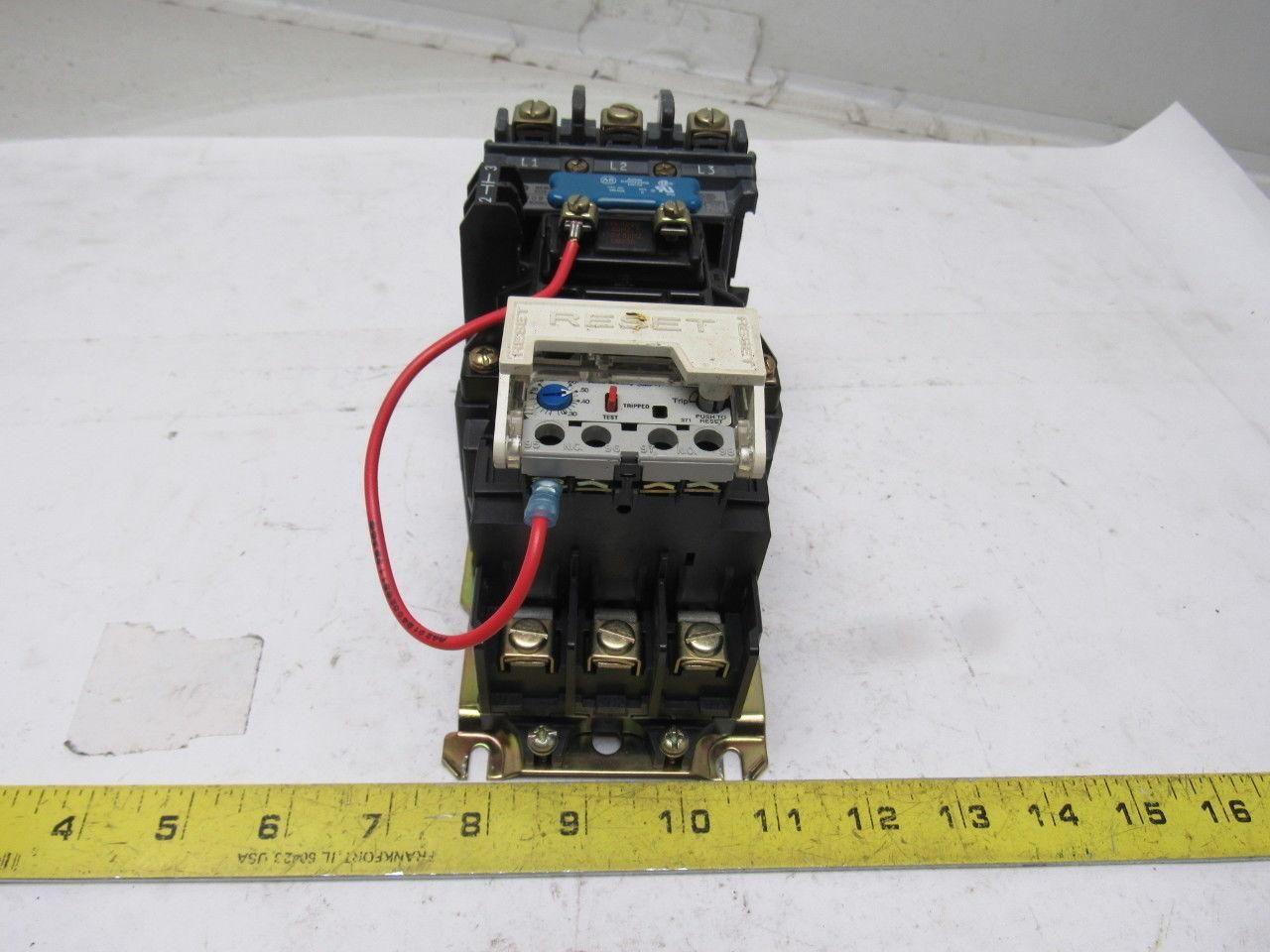Allen Bradley 509-BOD-A1B Motor Starter NEMA 1 600V .19-.6A Trip 592-A1BA