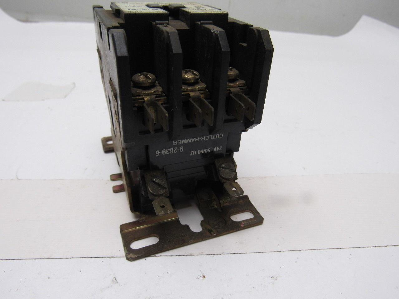 Cutler Hammer C25DND330 Ser A1 30A Contactor 24V Coil 15Hp 600V Lot Of 6