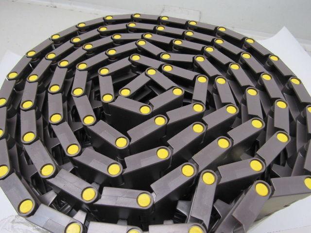 Rexnord DTS 5705 Mat Top 7" Wide Blade Edge Flat Top Conveyor Chain 10'