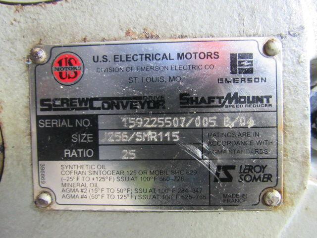 US Motors Size J256/SMR115 Shaft Mount Speed Reducer 25:1 Ratio