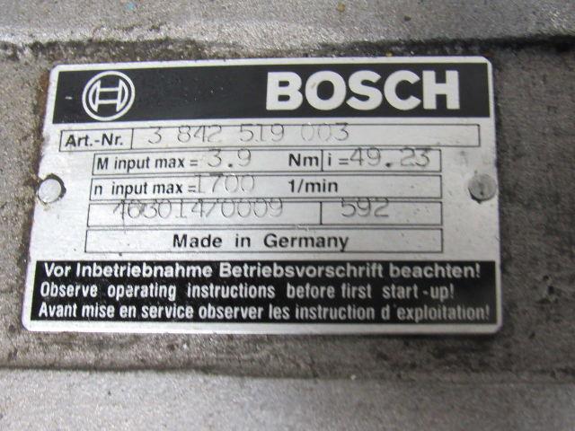 Bosch 3842519003 Electric Gearmotor 3PH 230-400/460V 49.23:1 Ratio