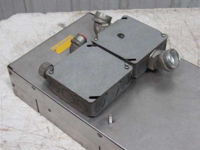 9450 W 480V 42" X 9" X 3" Industrial Electric Process Heater 2 Element
