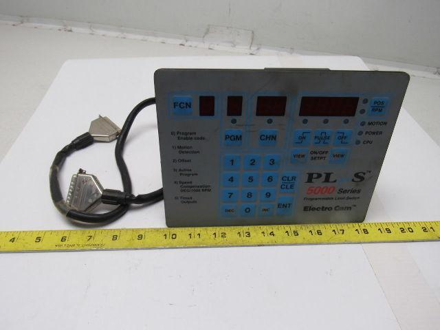 Electro Cam PS-5001-10-016-P-MCU Plus 5000 50/60Hz Programmable Limit Switch HMI