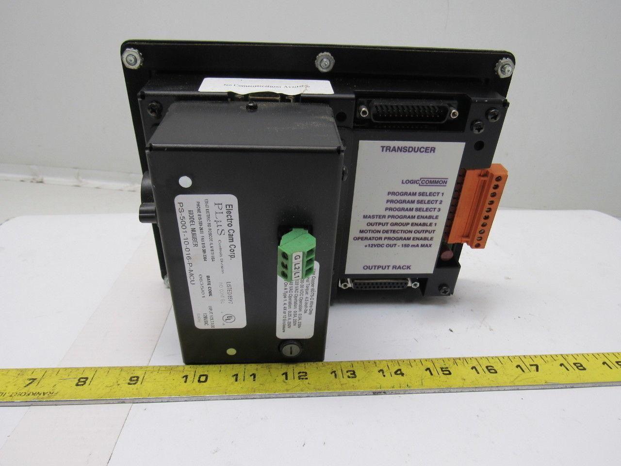 Electro Cam PS-5001-10-016-P-MCU Plus 5000 50/60Hz Programmable Limit Switch HMI