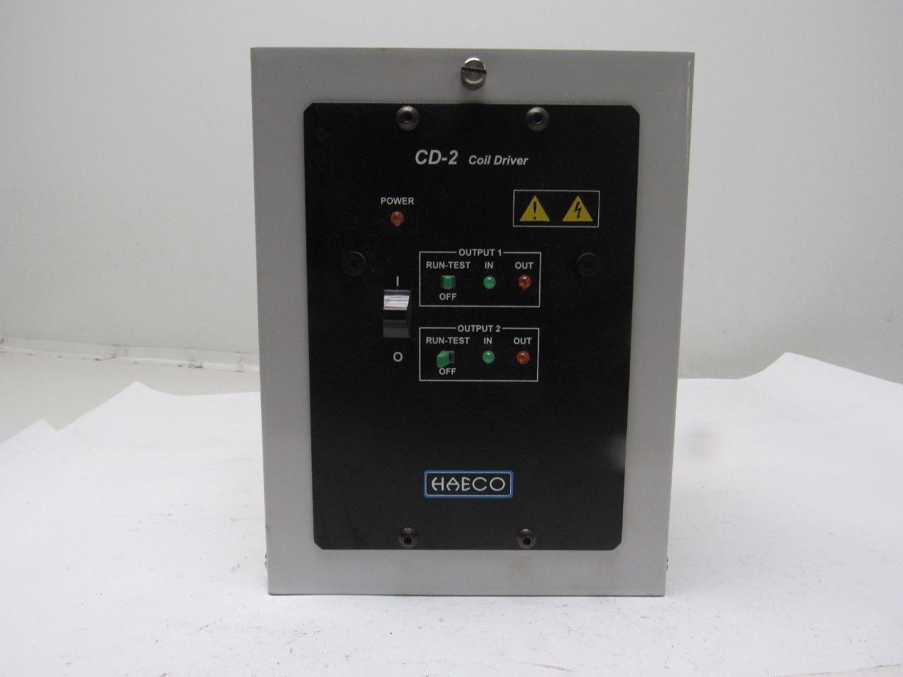 Haeco CD-2 2 Channel Solenoid Coil Driver Valve Operator 4ms Cycle