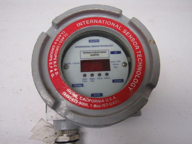 IST 4-20-IQ 200PPM 174mA Heater 14-28VDC Tetrahydrofuran Oxolane Gas Meter