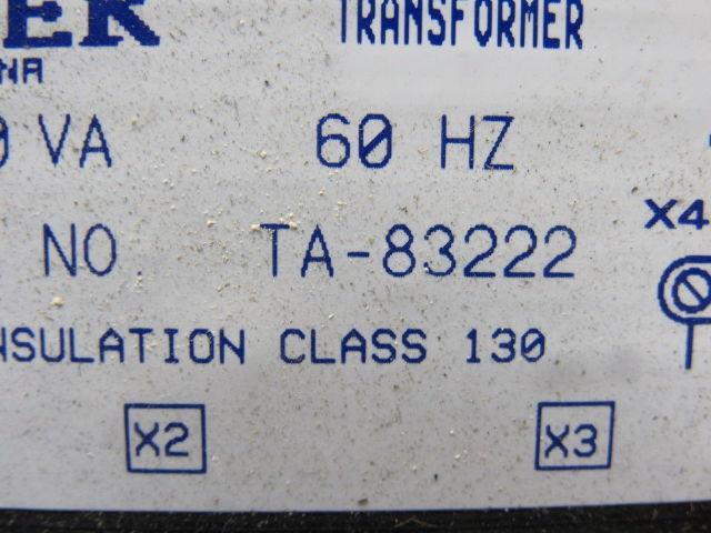 Acme TA-83222 240/480V Pri 120/240V Sec Transformer 2000VA 60Hz