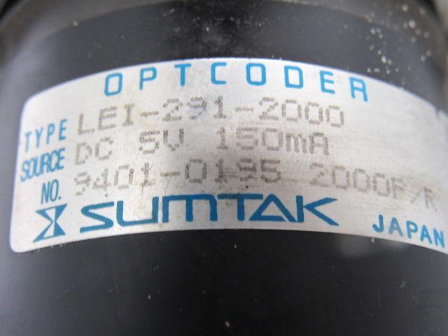 Sumtak LEI-291-2000 Optcoder Encoder From Cincinnati Milacron Cinturn DC5_150mA