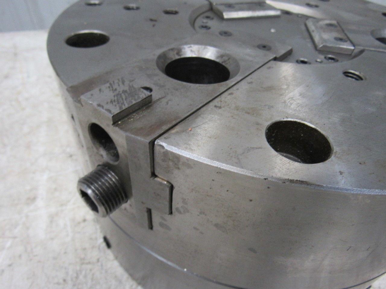 12" 3 Jaw CNC Hydraulic Power Lathe Chuck From a Cincinnati Milacron Cinturn