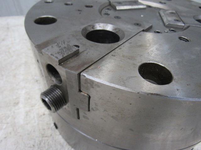 12" 3 Jaw CNC Hydraulic Power Lathe Chuck From a Cincinnati Milacron Cinturn