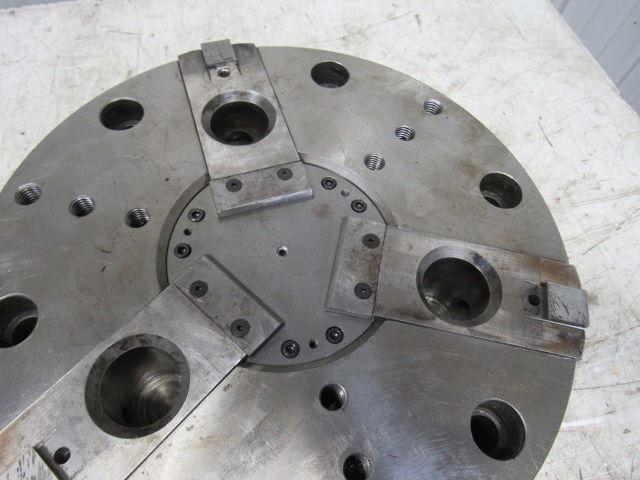 12" 3 Jaw CNC Hydraulic Power Lathe Chuck From a Cincinnati Milacron Cinturn