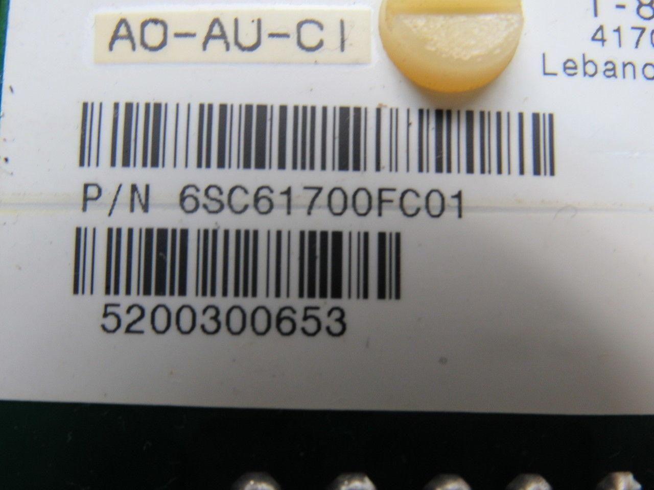 Siemens 6SC61700FC01 Simodrive Power Module 70/140A 1/2AXIS